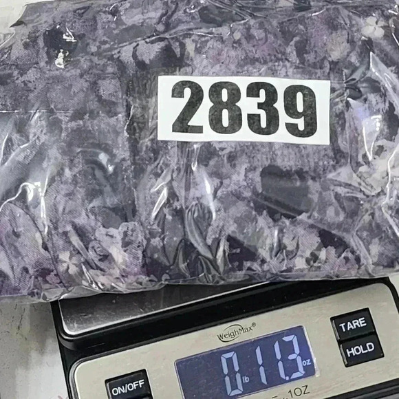 Aritzia Talula Open Front Printed Purple Women's Blazer 2 - Picture 10 of 10